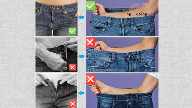 آموزش انتخاب سایز شلوار بدون پرو | سریع و دقیق